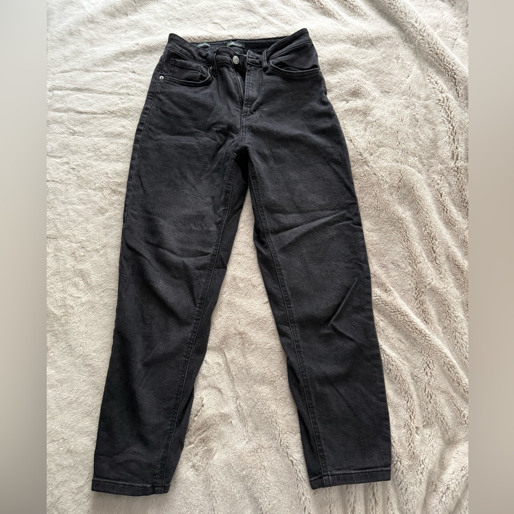 Wild Fable Charcoal Black High-Rise Mom Jeans